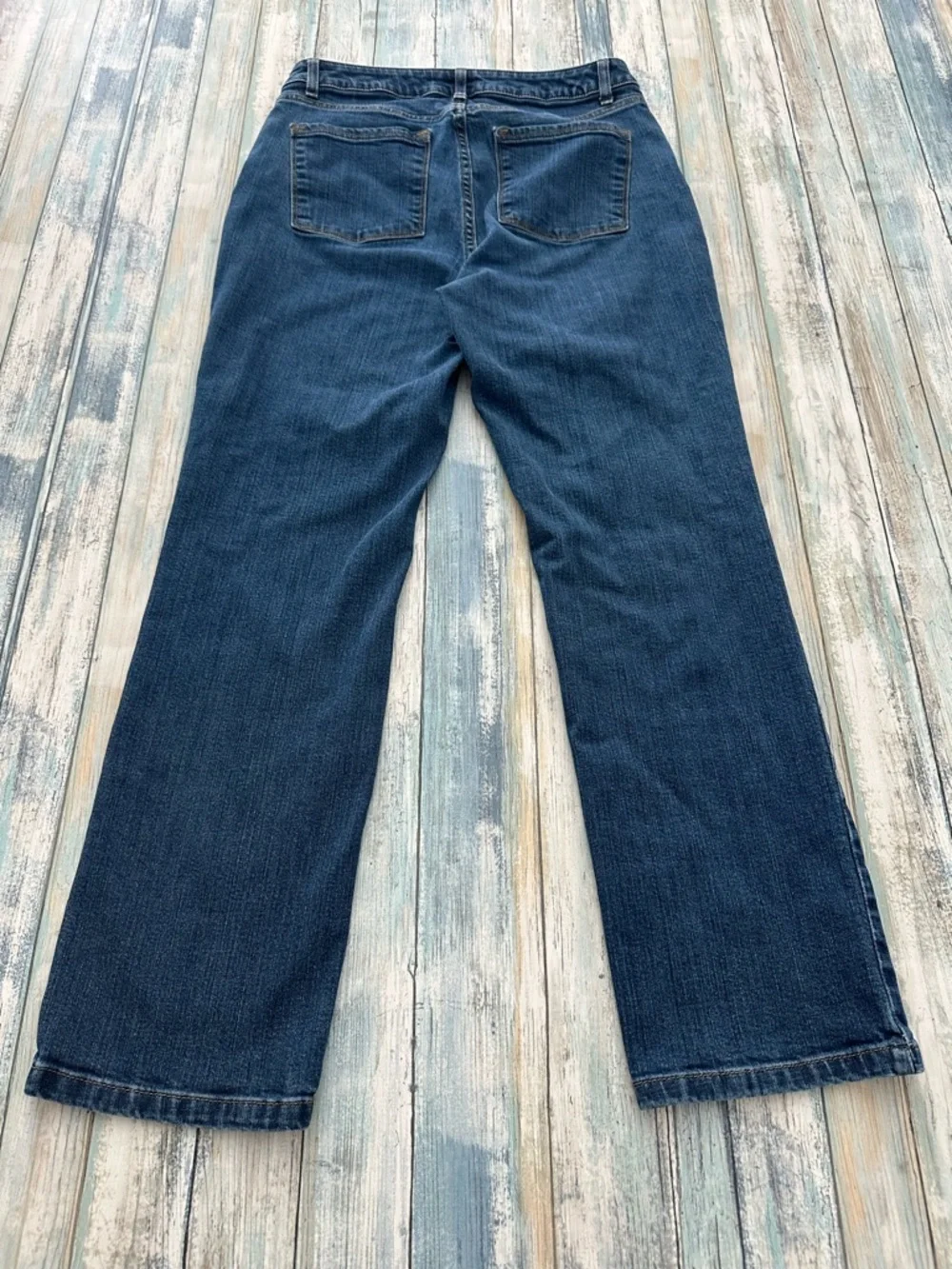 L.L. Bean Jeans Classic Fit Womens 10 Denim 30” Waist Straight Mid  Rise Blue